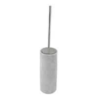 3SC Elegance MARMO Туалетный ёршик, напольный, цвет: мрамор bianco carrara/хром 3SC Elegance MARMO Туалетный ёршик, напольный, цвет: мрамор bianco carrara/хром