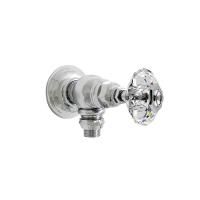 Nicolazzi Teide Вентиль запорный для стиральной машины 3/4, ручки Crystal handle, цвет: хром Nicolazzi Teide Вентиль запорный для стиральной машины 3/4, ручки Crystal handle, цвет: хром