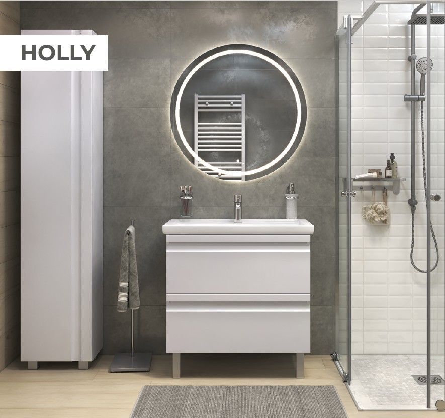 Тумба под раковину напольнаяя VIGO Holly tn.HOL.FOS.80.2Y, 80 см, артикул tn.HOL.FOS.80.2Y