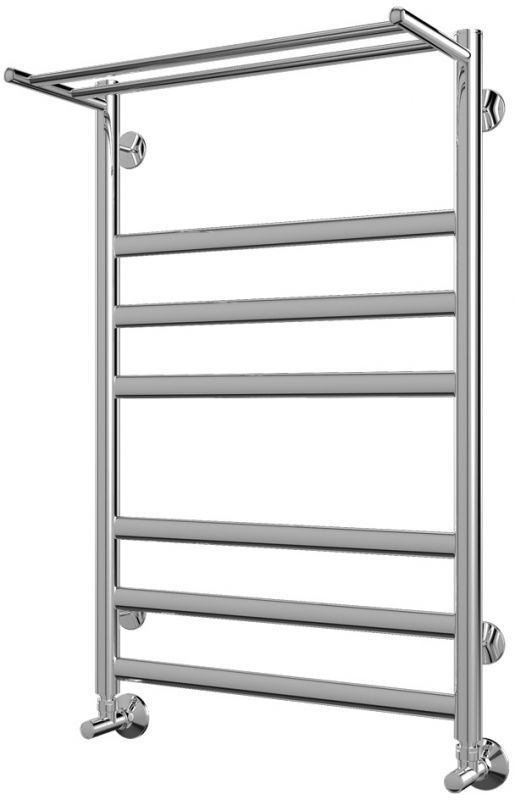 Водяной полотенцесушитель Terminus Хендрикс П7 500x796 4670030723529 с полкой Хром