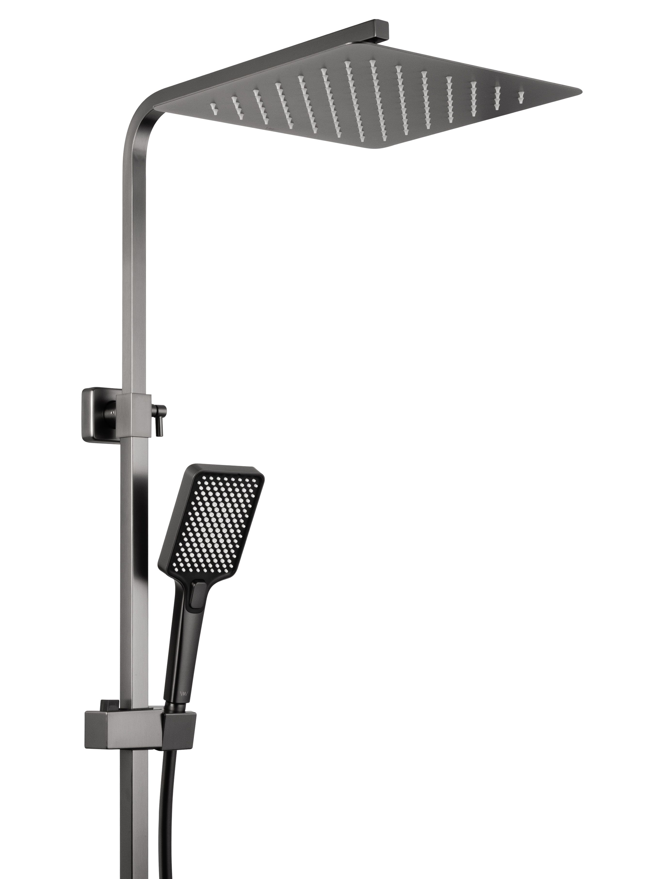 Душевая система WONZON & WOGHAND CUBE 2.0, Темный графит (WW-88047068-BGM)