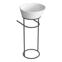 SIMAS WAVE Раковина чаша круглая  42х42х16,5 см, без отв под смеситель,цвет белый