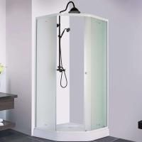 Душевой уголок Parly ZEP91F 90х195 профиль Белый стекло матовое