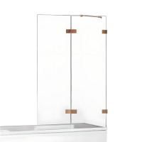 Шторка для ванны NEW TRENDY AVEXA COPPER BRUSHED 120 см EXK-3813 R (брашированная медь)