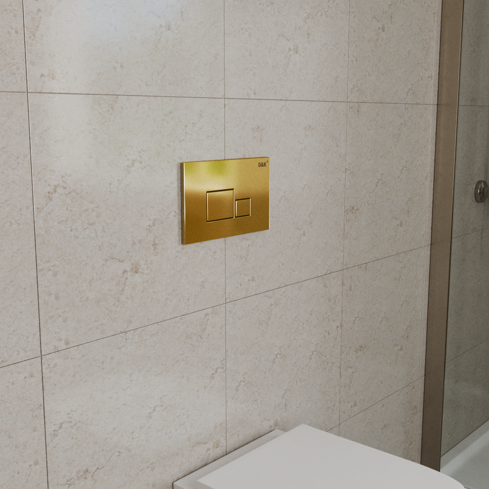 Клавиша смыва DK матовое золото Quadro (DB1519003), артикул DB1519003