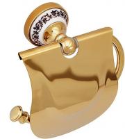 Держатель туалетной бумаги Fixsen Bogema Gold FX-78510G Золото Белый Держатель туалетной бумаги Fixsen Bogema Gold FX-78510G Золото Белый