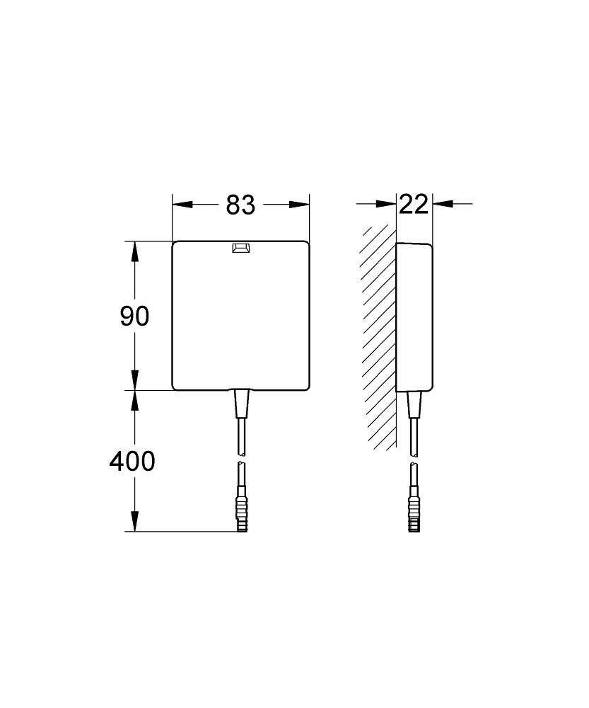 Источник питания для ИК-электроники GROHE Eurosmart CE (36338000) Источник питания для ИК-электроники GROHE Eurosmart CE (36338000)