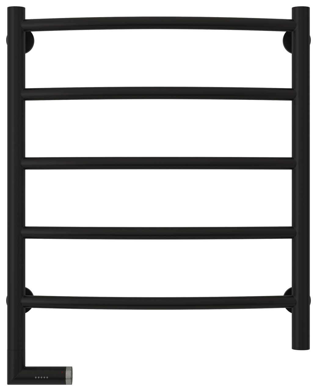 Полотенцесушитель электрический "ГАЛАНТ 2.0" 600х500 / МЭМ левый (Матовый Чёрный)