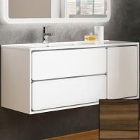 Тумба с раковиной SanVit Бруно-2 120 L kbruno2120 с фактурой под дерево подвесная Кедр Тумба с раковиной SanVit Бруно-2 120 L kbruno2120 с фактурой под дерево подвесная Кедр