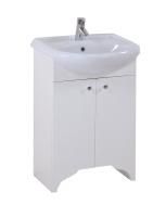 Тумба Onika Омега 55 напольная, белая (ум. Арго 55)