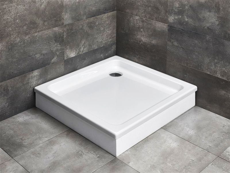 Акриловый поддон для душа Radaway Siros C 80x80x17 белый