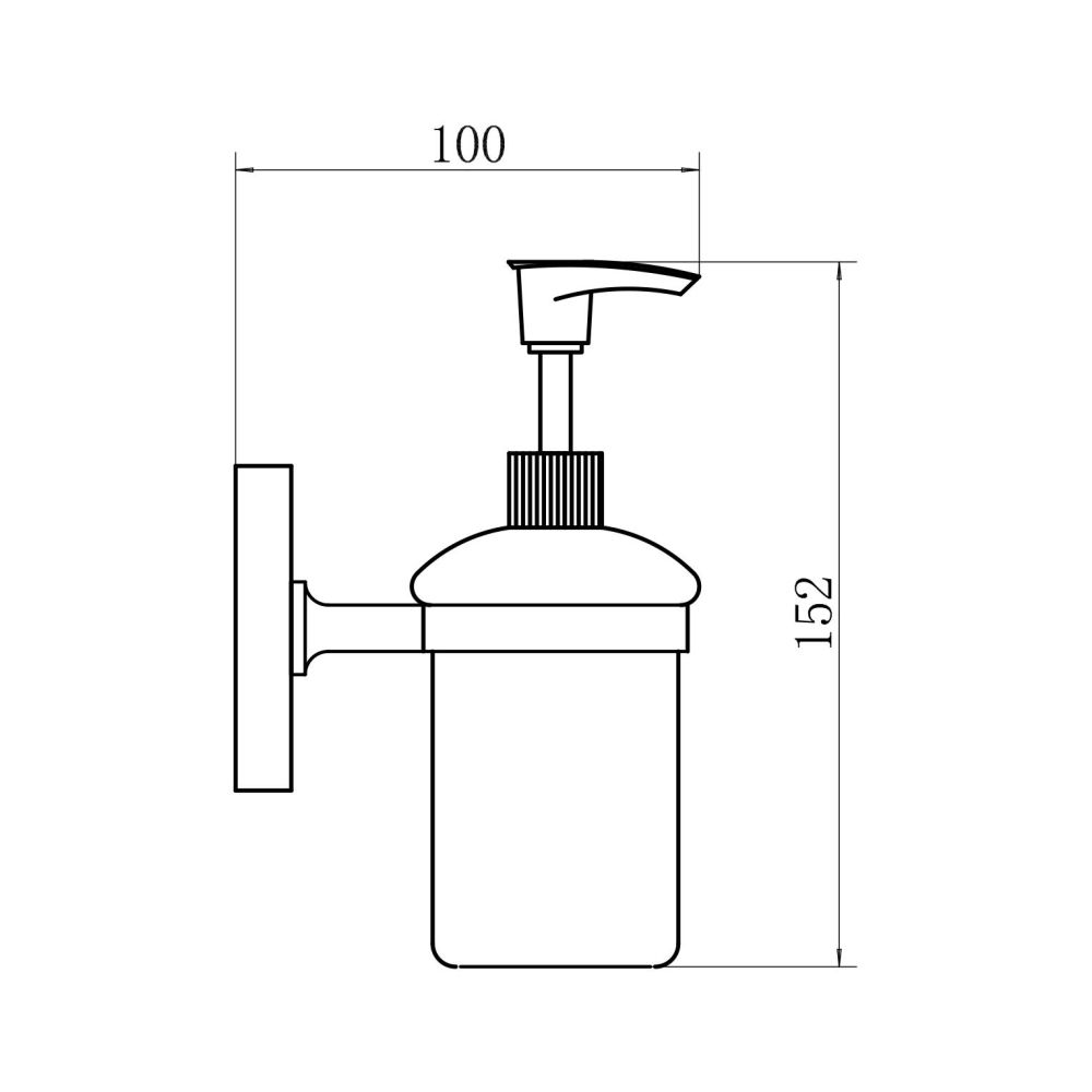 Дозатор жидкого мыла FASHUN A1927, хром