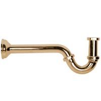 Kerasan Retro Сифон для биде 310мм,золото