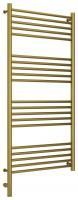 Полотенцесушитель электрический "БОГЕМА 3.0" прямая 1200х600 / МЭМ левый (Состаренная латунь)