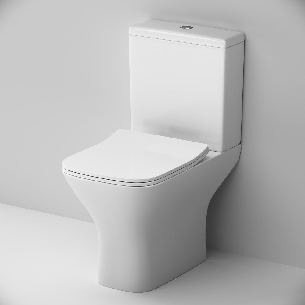 C908601SC Gem унитазкомпакт без ободка с сиденьем микролифт