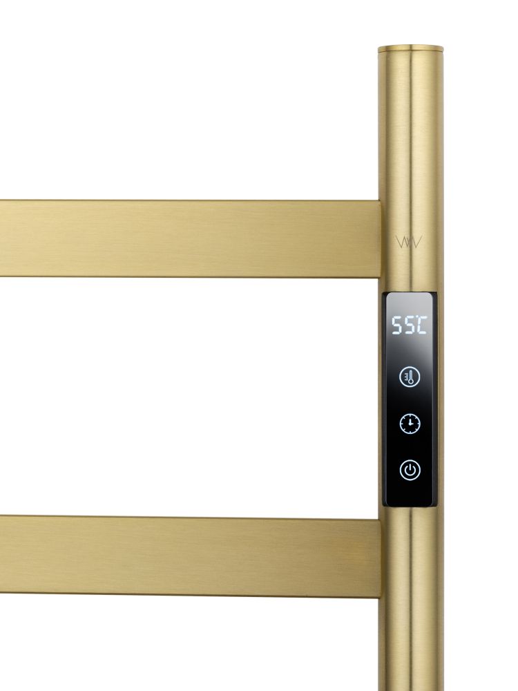 Полотенцесушитель электрический WONZON & WOGHAND ESSEN, Брашированное золото (WW-A405-BG)