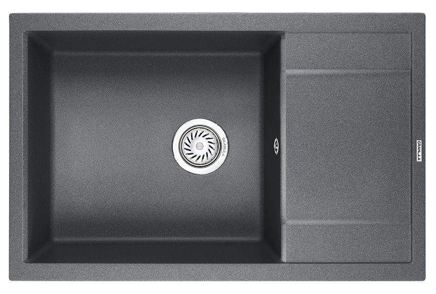 Кухонная мойка Granula 7805, ГРАФИТ, артикул 7805, ГРАФИТ