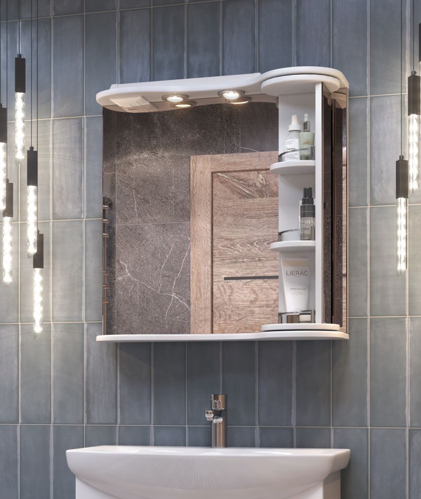 Зеркало со шкафом VIGO Callao zsh.CAL.70.El, 70.6 см, артикул zsh.CAL.70.El