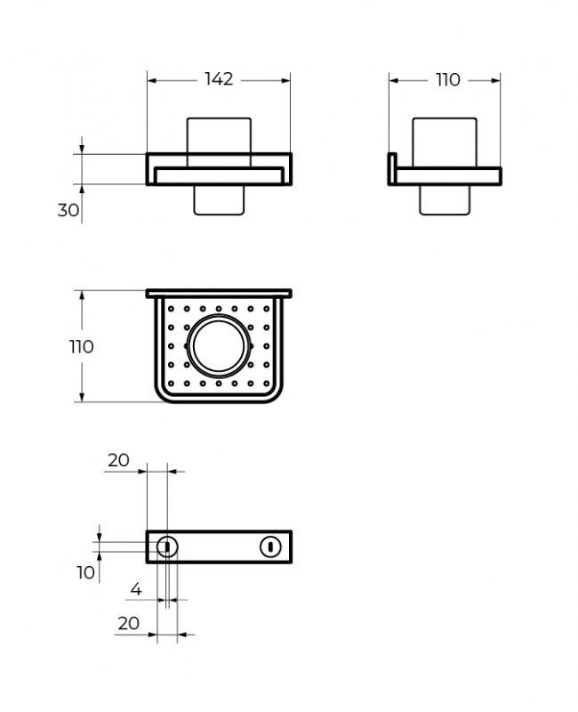 MAXIMA AM-F-8920 Стакан, 144х109х95, артикул AM-F-8920