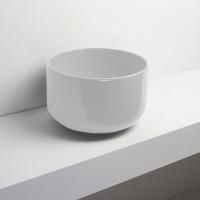 Simas Balloon Раковина-чаша круглая на столешницу 40xh25 см, без отв под смеситель, без перелива, цвет белый