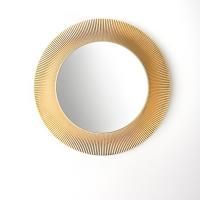 Laufen Kartell Зеркало круглое d=780мм, настенное, без подсветки, цвет: золотой