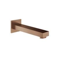 GESSI  INVERSO RIGATO Настенный излив для ванны, цвет: Copper Brushed PVD