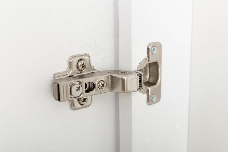 Зеркальный шкаф с одной распашной дверью, с двумя стеклянными полками, со встроенной подсветкой и сенсорным выключателем SPC-GRT-500/800-1A-LED-TCH, артикул SPC-GRT-500/800-1A-LED-TCH