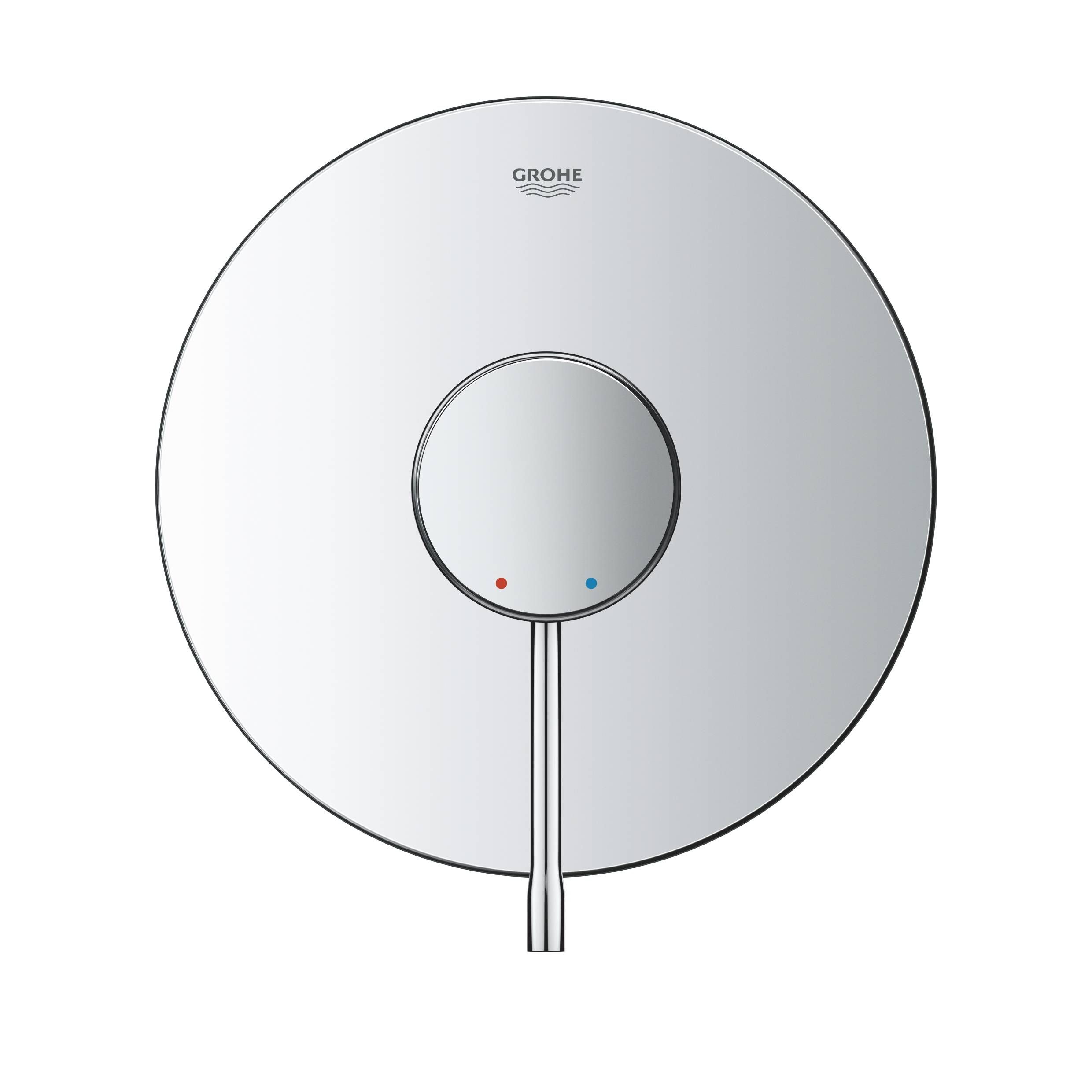 Смеситель однорычажный для душа GROHE Essence, круглая розетка, хром (24057001) Смеситель однорычажный для душа GROHE Essence, круглая розетка, хром (24057001)