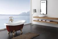 Акриловая ванна BELBAGNO BB04-ROS, красный