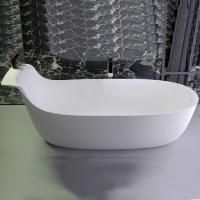 Ванна, KNIEF, Prime Oval, ширина, мм-1950, глубина, мм-850, высота, мм-750/500, тип установки-отдельностоящий, с высокой спинкой, слив-перелив-в комплекте, материал-K-Stone, цвет-белый матовый