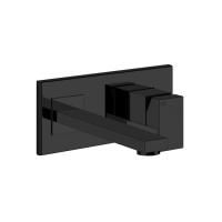 Gessi Rettangolo Встраиваемый однорычажный смеситель, излив 206мм(внешние части), цвет: черный