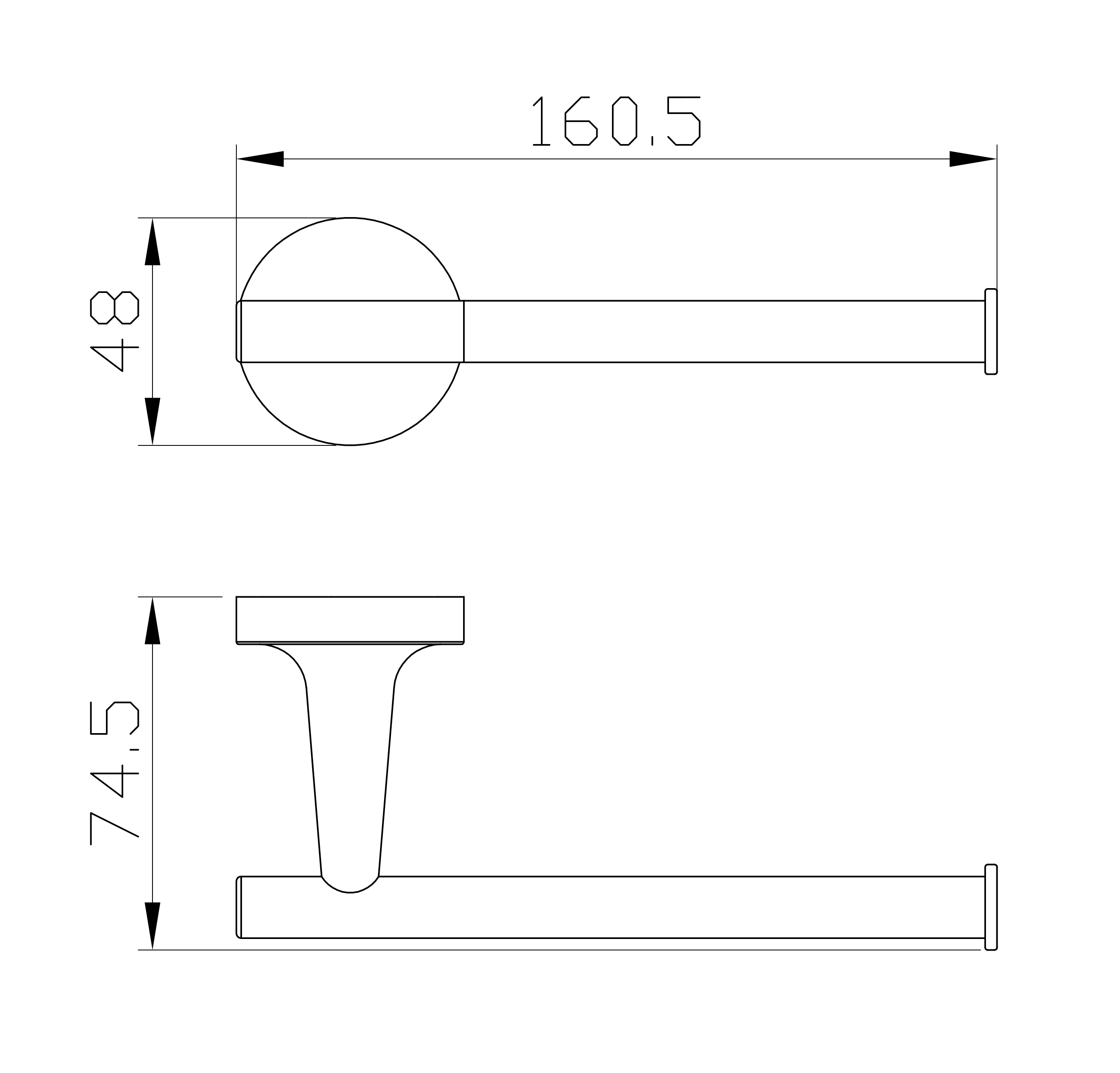 Держатель для туалетной бумаги без крышки WONZON & WOGHAND SIMPLE, Хром (WW-6516)