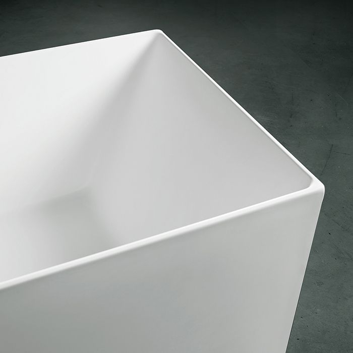 Gruppo Treesse Ilia Ванна 170x75xh60 см. прямоугольная отдельностоящая из акрила, со щелевым переливом, цвет белый матовый ЦЕНА со склада)