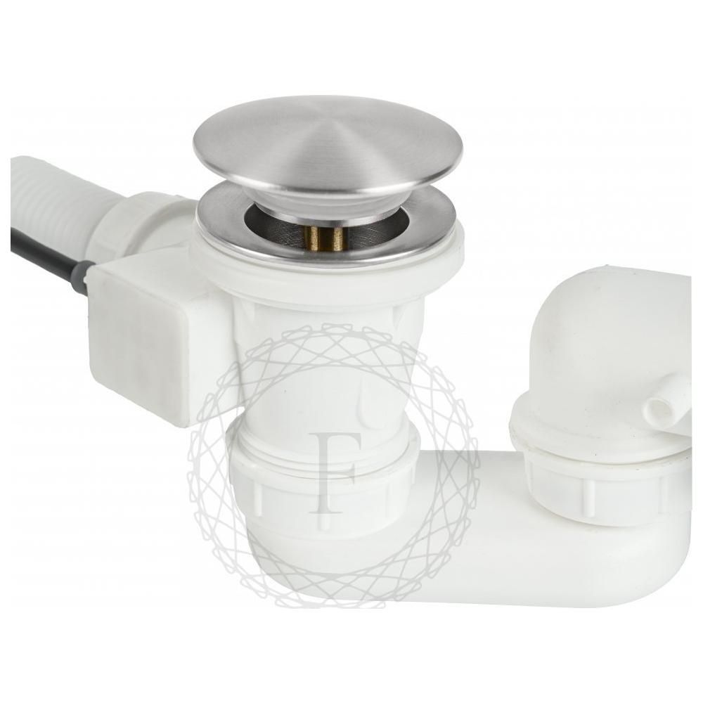 Слив-перелив (полуавтомат, 80 см.) FILARETE FL80NK, никель, артикул FL80NK