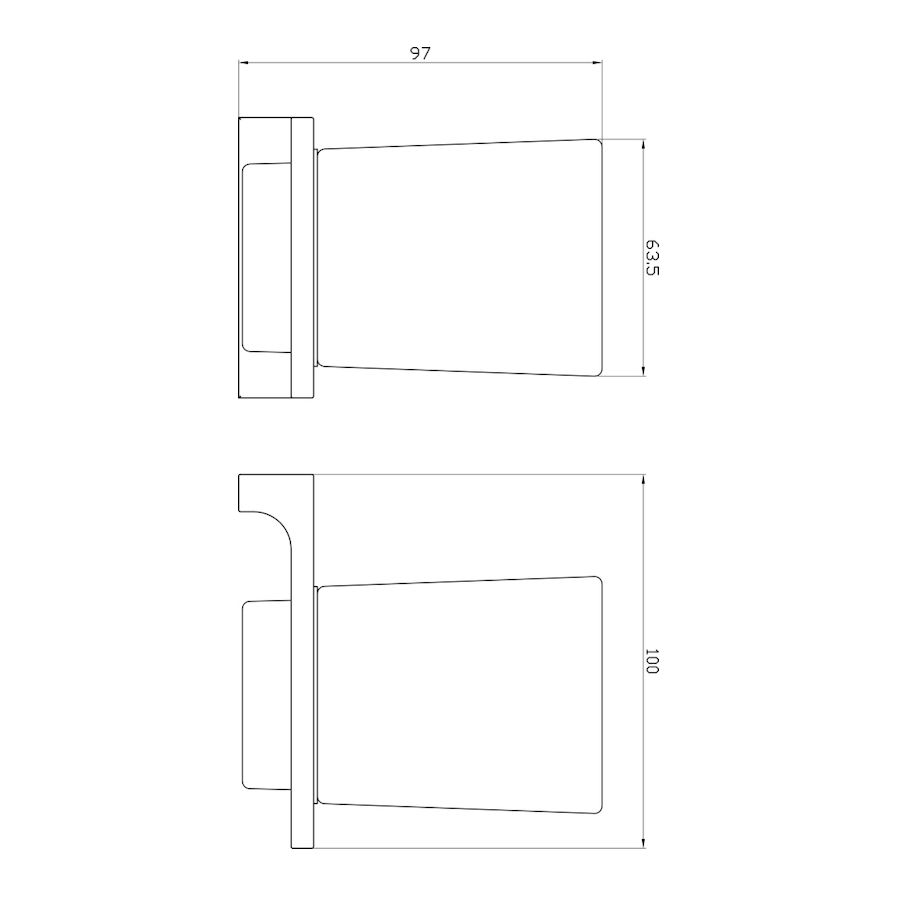 Стакан для ванной комнаты Rav Slezak NIL NLA0201ZRL, розовое золото