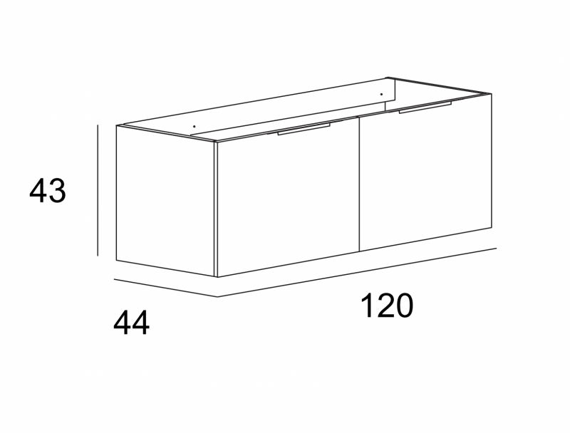 Мебель для ванной CEZARES PREMIUM 120, артикул 55409