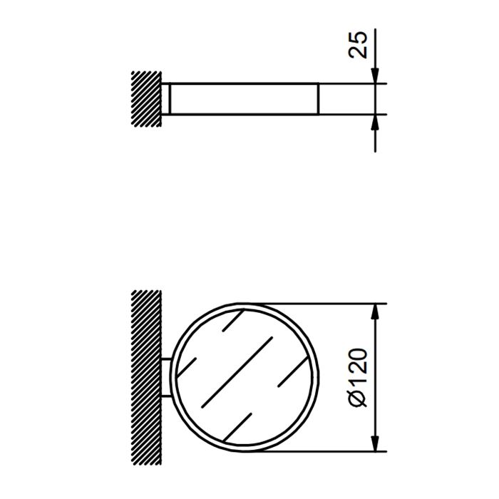 Fantini Young Мыльница настенная, цвет хром