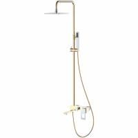 Стойка для душа Q GoldChrome_Комплект