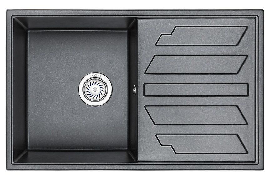 Кухонная мойка Granula 8002, ШВАРЦ, артикул 8002, ШВАРЦ