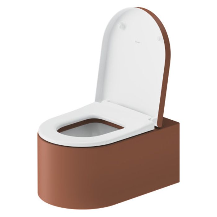 Duravit  Millio Унитаз подвесной  декор &quot;Smooth&quot;  370х570 мм, крепление в компл.,цвет матовая корица