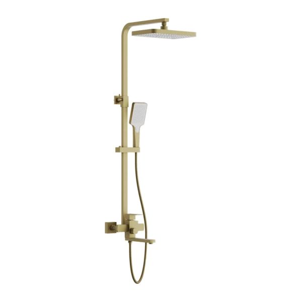 Душевая система BELZ B24817-5, брашированное золото