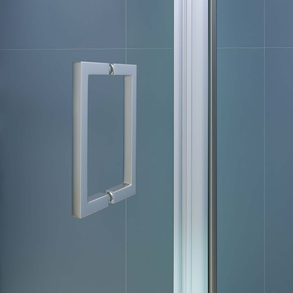 Душевая дверь из стекла, распашная с системой Pull&Slide в нишу RGW SV-05 - хром (Рисунок - матовая полоса, 800), артикул 70320508-201