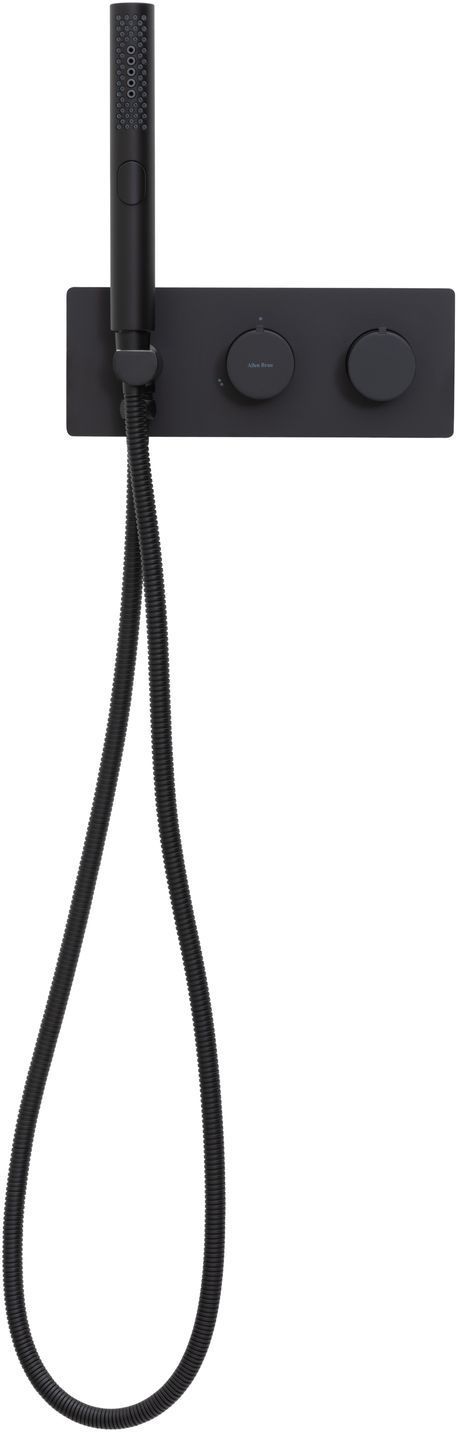 Смеситель для ванны Allen Brau Liberty 5.33009-31 (с внутренней частью, 2 хода) черный матовый, артикул 5.33009-31