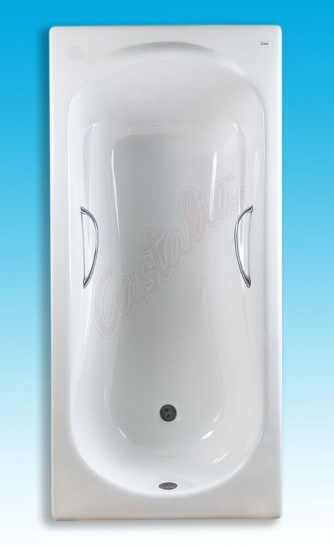 Чугунная ванна Castalia Venera 170х80 Н0000149 с ручками с антискользящим покрытием