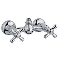 Nicolazzi Nuova Brenta Смеситель для душа с 2мя ручками, вывод сверху 1/2", без душевой лейки, цвет: хром