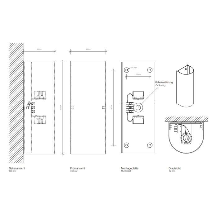 Decor Walther Half Светильник настенный 9x8x23.5см, 2x GU10 max. 50W, цвет: хром ЗАКАЗ ПО ЗАПРОСУ Decor Walther Half Светильник настенный 9x8x23.5см, 2x GU10 max. 50W, цвет: хром ЗАКАЗ ПО ЗАПРОСУ