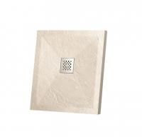 Поддон для душа из искусственного камня VST-4SR9090C, 900*900*25, бежевый