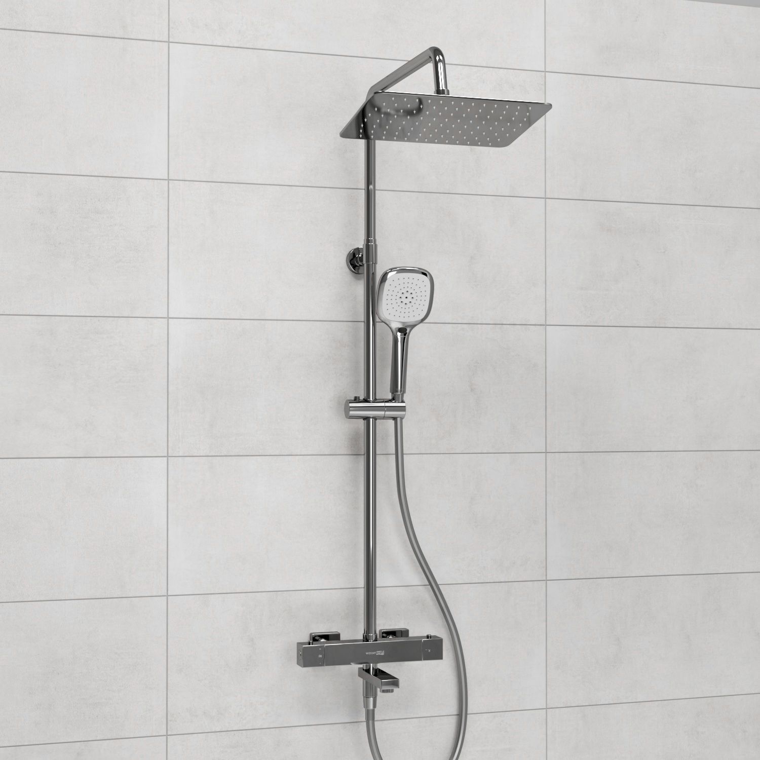 A199.069.065.087.CH Thermo Душевой комплект с термостатическим смесителем