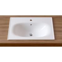 Раковина врезная для ванной комнаты Lavinia Boho Bathroom Sink 33312010, умывальник из фарфора, ширина 60 см