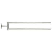 Duravit Starck T Полотенцедержатель двойной, настенный 465мм, цвет: Stainless steel Brushed